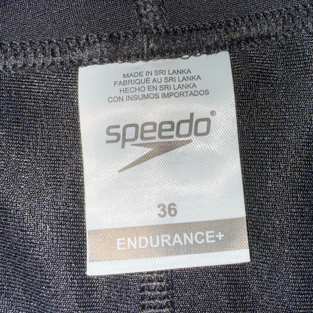Brand New! Men’s Speedo Endurance+ Team Black Jammer Swimsuit (Size 36) 🏊
